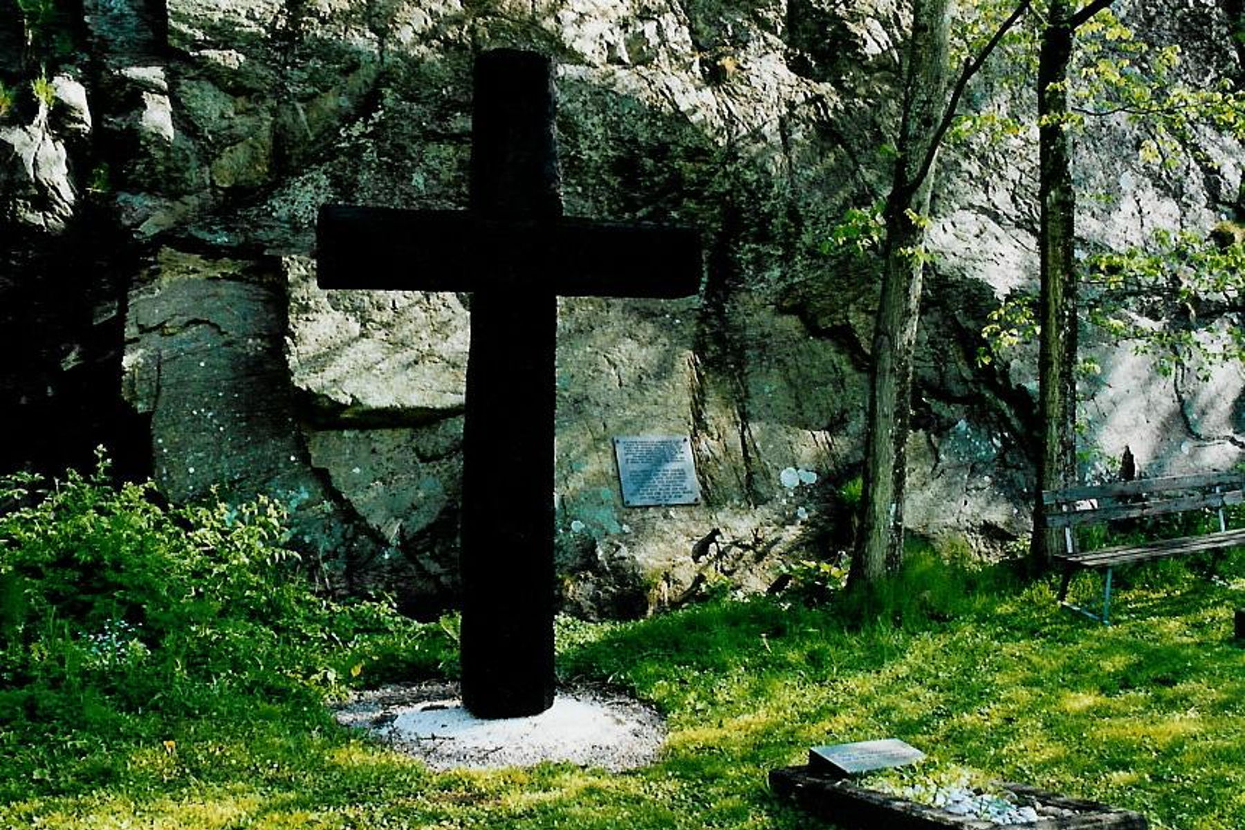 Cross, Mollösund, Sweden 2005. Commission by Karl Chilcott.